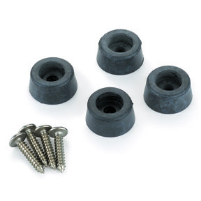 Rubber Feet with Screws - 6.8 x 12 mm - 4 Piece