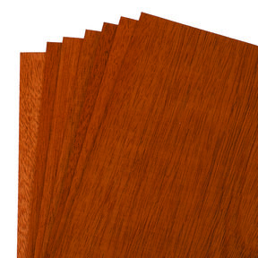 Mahogany Wood Veneer Pack - 8" x 8" - 7 Piece