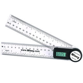 8" Digital Protractor and Rule