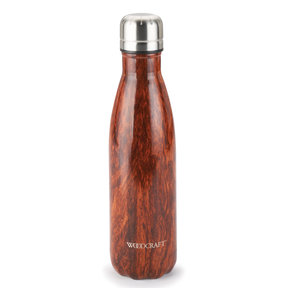Woodgrain Water Bottle - 17 Oz
