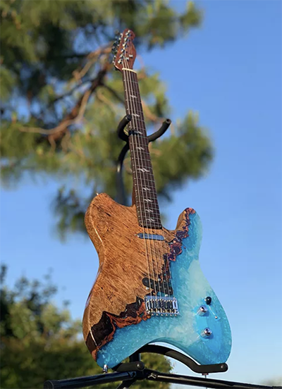 Guitar Made Out Of Resin