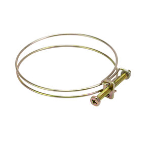 Hose Clamp., 4" Wire