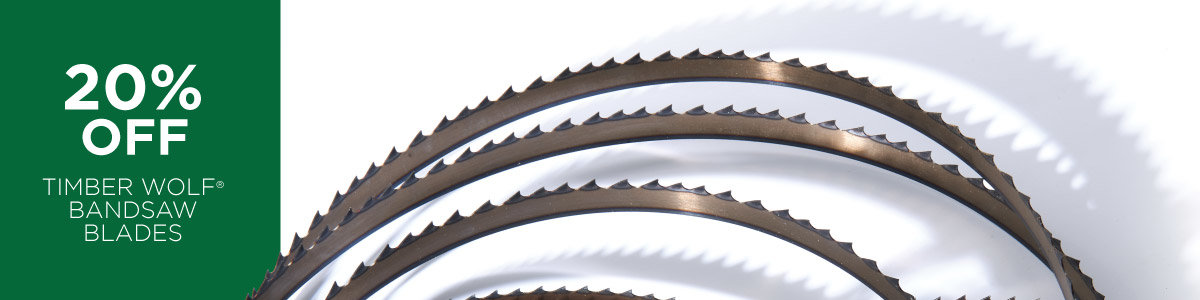 20% Off Timber Wolf Bandsaw Blades