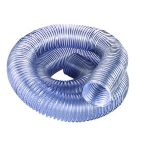 2.5" Diameter Clear Dust Collection Hose