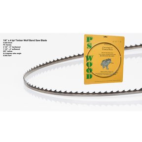 Bandsaw Blade - 93-1/2" x 1/4" x 4 TPI - Positive Claw