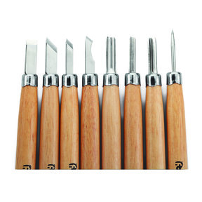 Detail Carving Tool Set - Full Size - 8 Piece