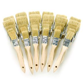 White China Bristle Brush Set -  36 Piece