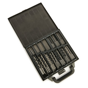 Combo Brad Point and Twist Drill Bit Set - 100 Piece