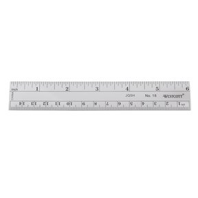 6" See-Through Acrylic Ruler