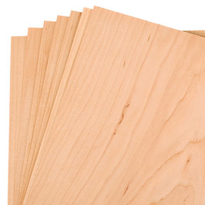 Maple Wood Veneer Pack - 8" x 8" - 7 Piece
