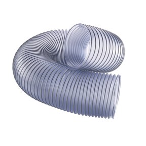 6" x 5-feet Clear Dust Collection Hose