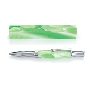 Acrylic Pen Blank - 3/4" x 3/4" x 5" - Neon Lime