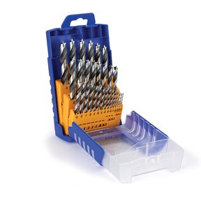 Chrome-Vanadium Steel Brad Point Drill Index - Imperial - 29 Piece