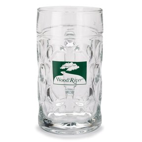 Glass Beer Mug - 1 Liter