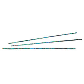 Paua Abalone Inlay Strip - 1/32" x 9/64" x 9-3/64" - Natural - 3 Pack
