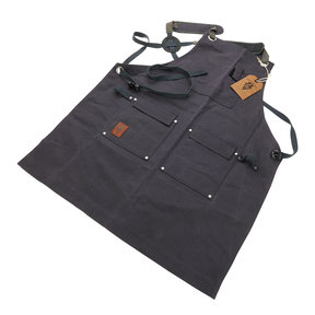 16 oz Waxed Canvas Apron - Slate