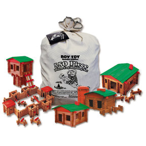 Deluxe Log Building Set - 550 Piece