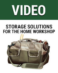 Storage solutions for the Home Workshop