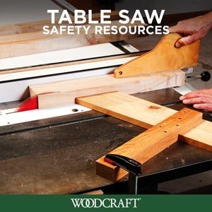 Table Saw Safety Resources, Articles, Tips and Videos at Woodcraft